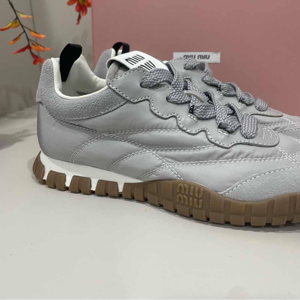 Miu Miu Women’s Gray Sneakers - Picture 7 of 7